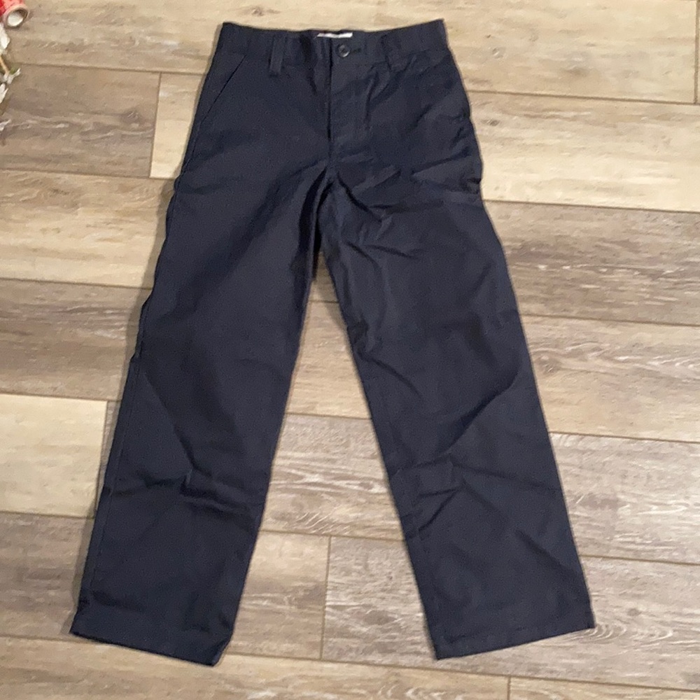 Boys Navy Pants 10 Slim